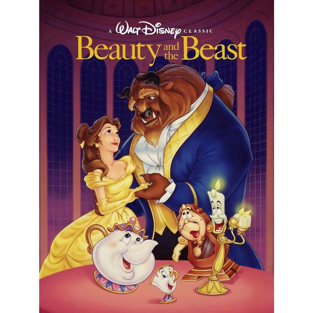 Beauty and the Beast Movie Poster Fridge Magnet Home Kitchen Decor